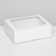 The box is folding, the lid is, with the window, white, 20 x 15 x 6.5 cm,