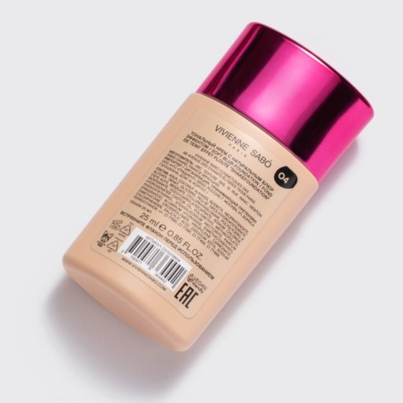 Tonal cream Vivienne Sabo Shakefoundation, with natural bluer effects, tone 04-15
