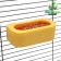 Bird feeder internal matte 14.3 x 7.2 x 4.8 cm, yellow