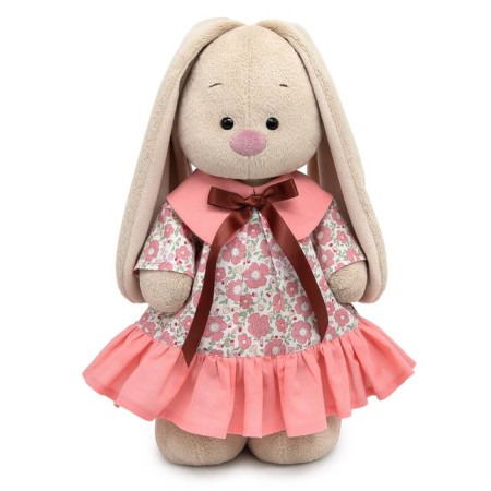 Soft toy "Bunny Mi", in a dress with flowers, 25 cm
