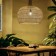 Ceiling Lamp from Rotan "Eric" 1x120W, E27, 63x63x60 cm