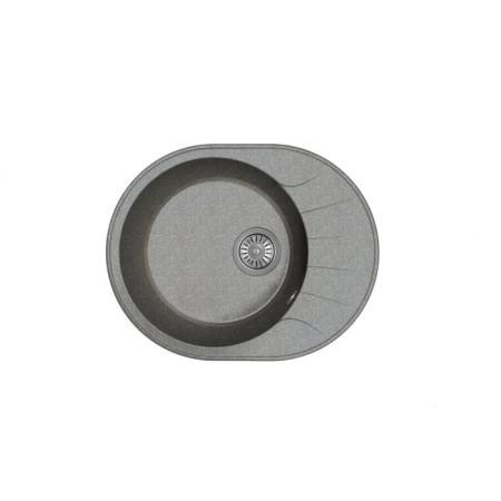 Dr.gans Smart “Viola-580” kitchen washing is 580x460 mm, h = 197 mm, black color is