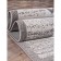 Rectangular carpet Merinos Silver, size 150x400 cm, Gray color