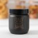 Glass Bank for bulk products "Love in the kitchen", 425 ml, black color