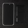 Protective glass for the iPhone 15, Antishpion, 9h, 0.33 mm, black frame