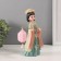 Souvenir Polystone Light "Girl in a kimono with a flashlight" Green 1xlr41 7.6x14x22 cm