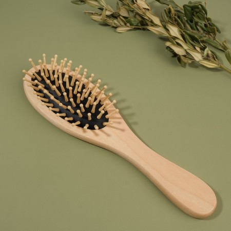 Massage comb “SWAR”, 6 × 22 cm, color “Light Wood”-2