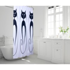 Curtain for the bathroom Cats, 180 x 200 cm
