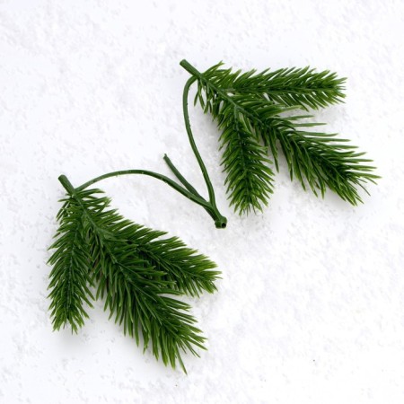 Decor "spruce spray", set of 10 pcs., Size 1 pc. - 13 × 9 × 3 cm-2