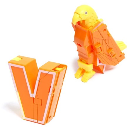 Dino-Bukva robot, transforms into a dinosaur, mix-7