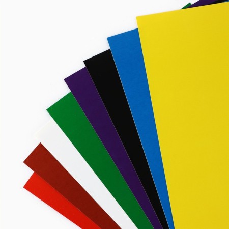 Cardboard color two -way A4 8 sheets 8 flowers coated 230g/m² "September 1: Bukibyaki"-3