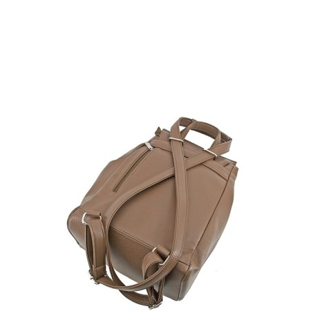 Backpack, valve department, dark beige color 32x24x12cm-1