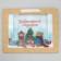 Craft Plaft with a plastic window "Gift", 31 x 26 x 11 cm, New Year
