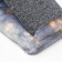 Claw "slide" mini-version, 29 x 14 x 14 cm, carpet, gray with paws