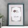 Photo frame Pine C14 21x30 cm, 014 Blue (plastic screen)