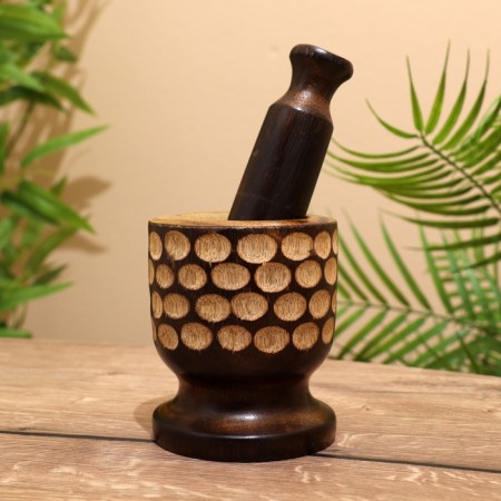 Stupa and pestle "inflorescence" tree 10x10x13.5 cm-1