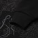 Male sweatshirt is laid down, black color, size 50 (l)