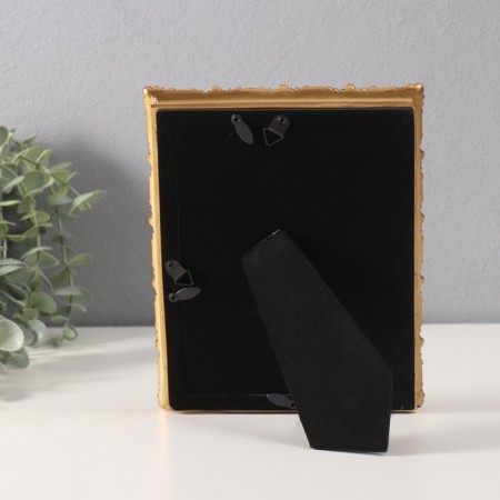 Photo frame Polystone 13x18 cm "Greek pattern" gold 2x16x21 cm-3