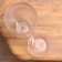 Flower pot with the pallet "Harmony", pink 1 liter