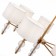 Suspended EVOLUCE lamp. Sle105713-07. Ramer. 7x40 watts, E14, 79x79x45 cm, brass color, transparent