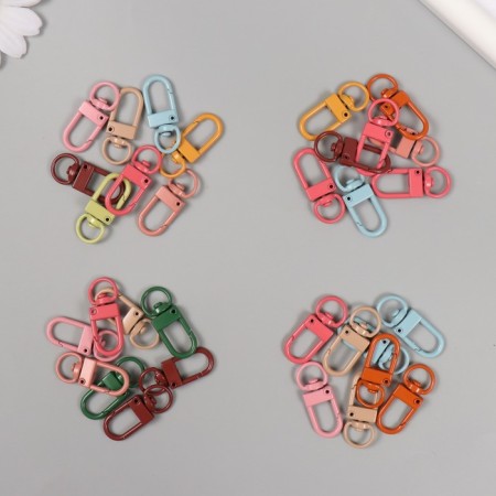 Carabiner Metal with a ring "Loop" mix 3.1x1.2 cm