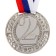 Prize medal 043 diam 4 cm. 2 place. Color ser. With a ribbon