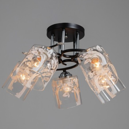 ARISA chandelier 5he27 40W Black 58x58x27 cm Bayerlux-1