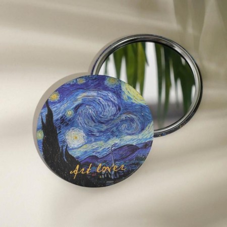 Pocket mirror "Van Goga Night", d = 7 cm