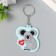 Trick Rosye Koala with Heart 5x5.5 cm