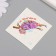 Tattoo on the body color "watercolor. Chameleon" 6x6 cm