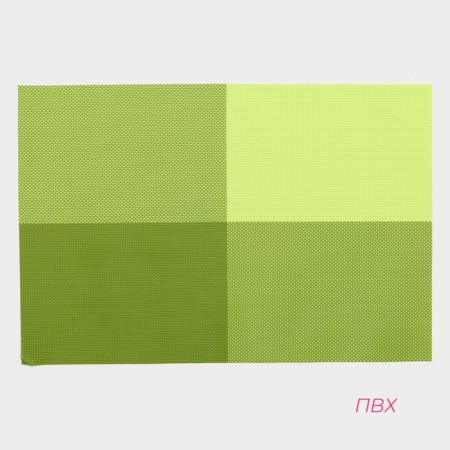 Set of serving napkins on the table “mood”, 4 pcs, 45 × 30 cm, green color-2