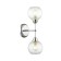 Bra Everly, 2x40W E14, color chrome