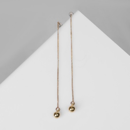 Earrings hanging "chains" spark, mix color, 8.7 cm-3
