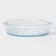 Glass dish for baking, d = 26 cm, h = 6 cm