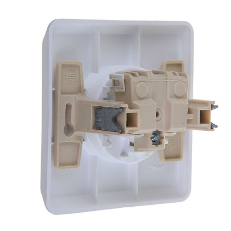 SE SE "Study", 16 A, 250 V, built-in, without salary, IP20, white, PC16-001B-2