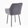 Liberty chair, velor graphite/black