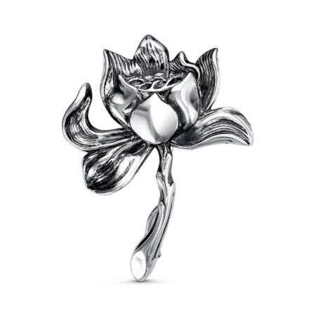 Brooch "Flower" Peony, Oxyding Stervation