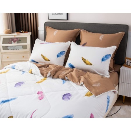 A set with a blanket "Bernadett No. 45", size 150x210 cm, 180x230 cm, 50x70 cm - 2 pcs-1