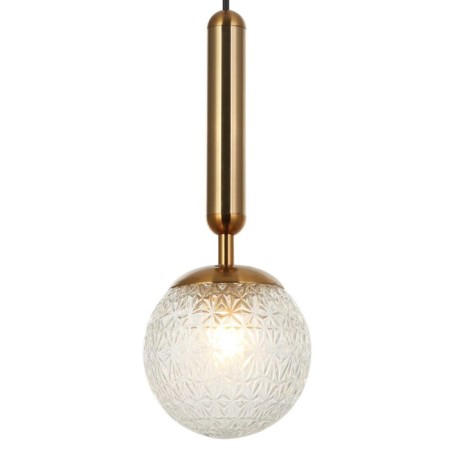 Suspension Felis 1xe27 40W, size 13x13x37-150 cm, bronze color-1