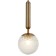 Suspension Felis 1xe27 40W, size 13x13x37-150 cm, bronze color