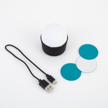 Light device "Mini discs" 8 cm, reaction to sound, glow RGB, 5 V-13