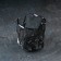 Glass glass Magistro Icebar. Black, 250 ml, gray color