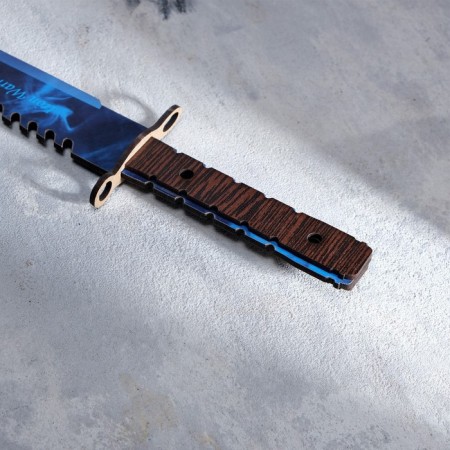 Souvenir wooden knife 2 modification, 5 colors in the package, mix-6