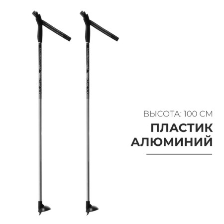 Snowline aluminum skiing, length 100 cm