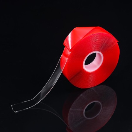 Adhesive tape Torso, transparent, bilateral, acrylic, 15 mm × 5 m