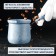 Turk Dolyana “Marble Gray”, 450 ml, D = 9 cm, 20 × 9 × 14 cm, plastic handle, anti -stick coating, induction, color gray