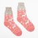 Women's socks, red color, size 25