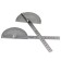 Ruler - transporter 10 cm, stainless steel