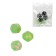 Astrological cubes for fortune -telling "Time of the game", 3 pcs, green