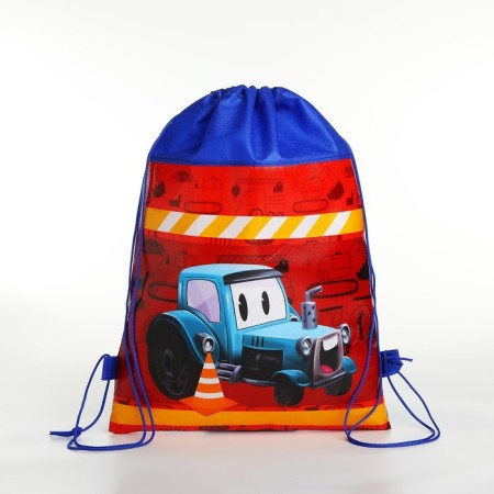 Back for shoes "Tractor" blue 30 x 40 cm-1